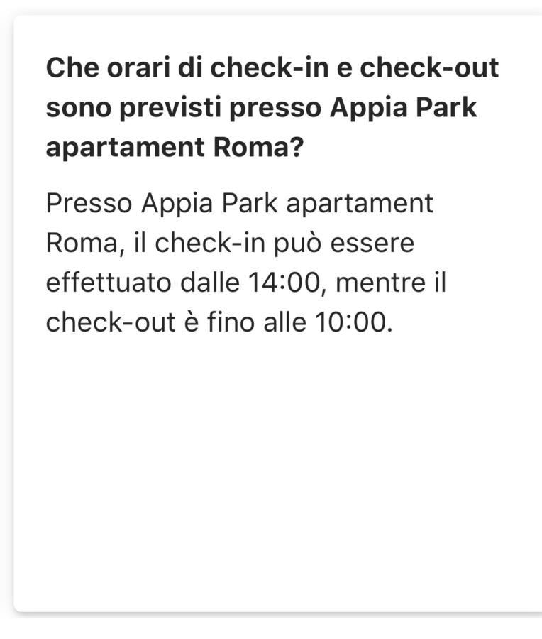 Appia Park Apartament 10 Min Dal Colosseo 罗马 外观 照片